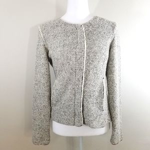 Slate & Willow Tweed Zip Up Blazer size 4